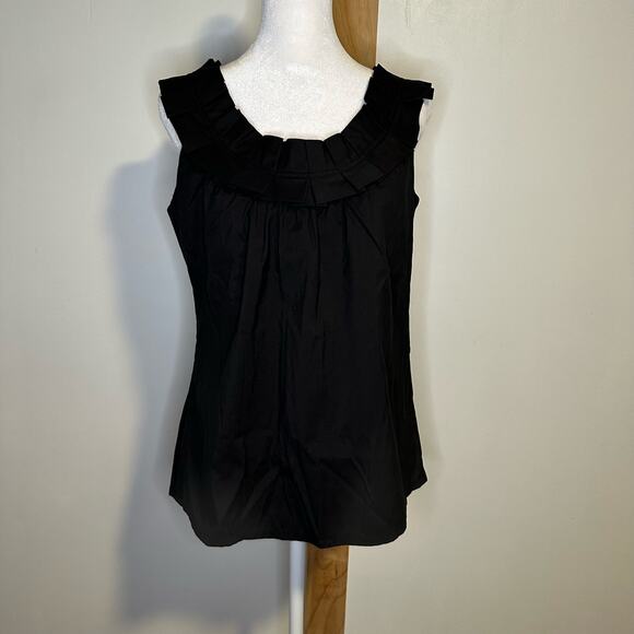 Etcetera black sleeveless tank top size 4 - Picture 2 of 10